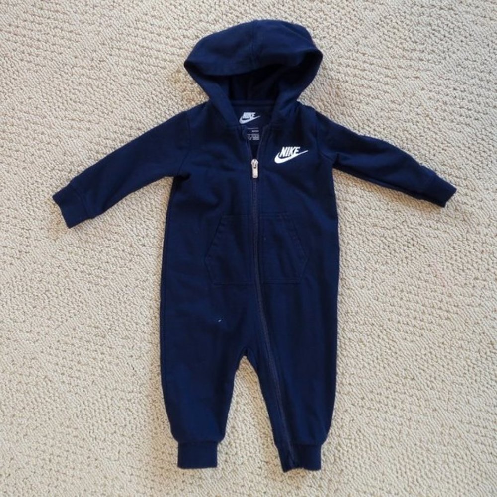 Nike Long Sleeve Zipper Onesie